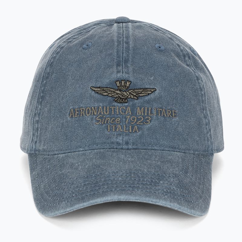 Férfi baseballsapka Aeronautica Militare Pigment Treated blue navy 2