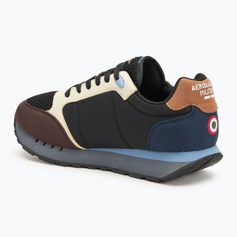 Férfi cipő Aeronautica Militare SC292CT3331 blue/light brown/black 3