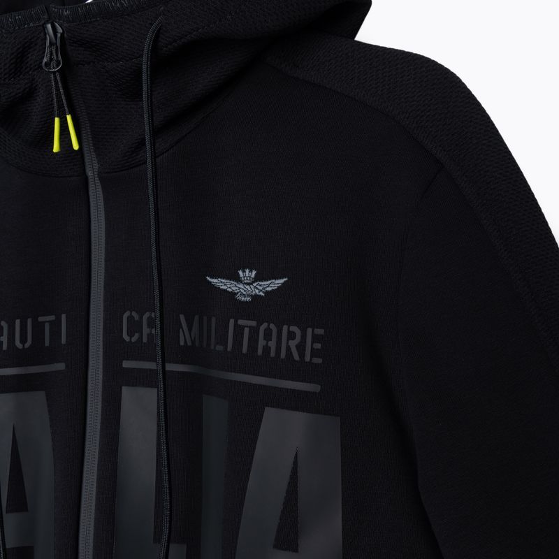 Férfi pulóver Aeronautica Militare Sport jet black 3