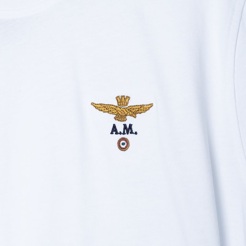 Férfi póló Aeronautica Militare Essential off white 3