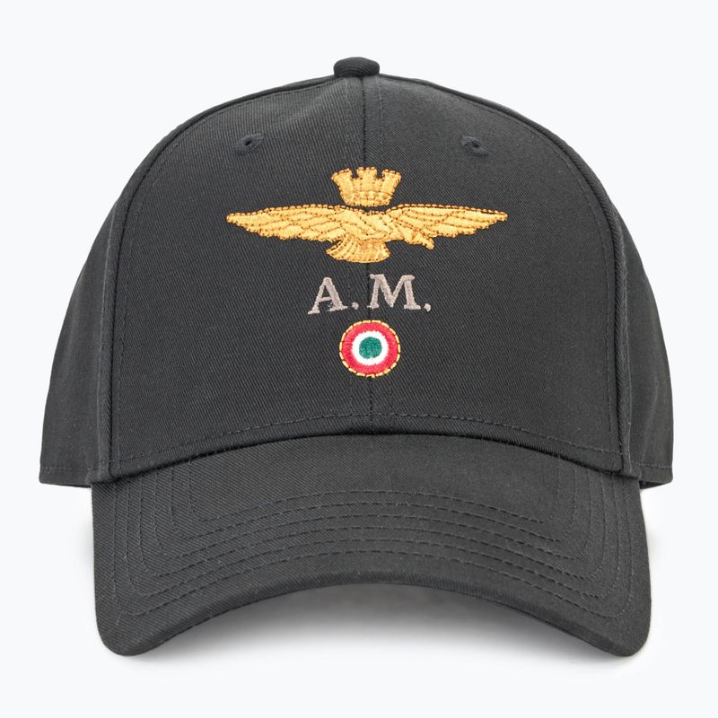 Férfi baseballsapka Aeronautica Militare Cotton With Logo jet black 2