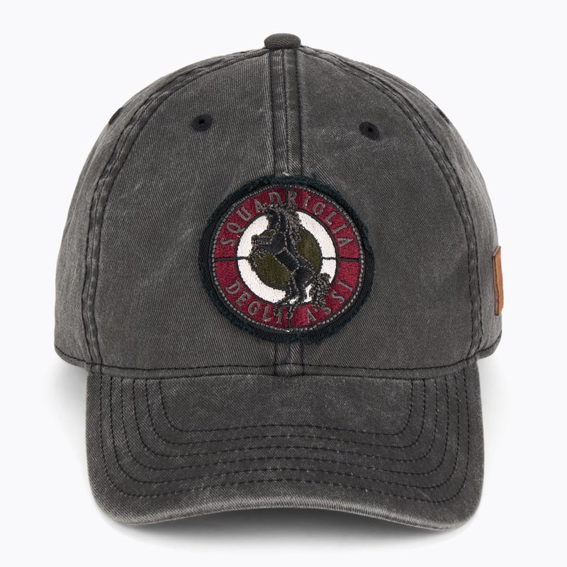 Férfi Aeronautica Militare baseball sapka 251HA1211CT2476 fekete mosott 2