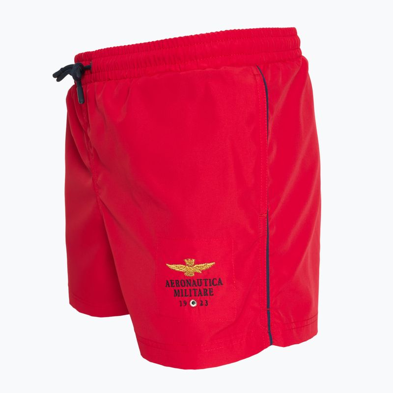 Férfi úszónadrág Aeronautica Militare 251BW223CT2967 tango piros 3