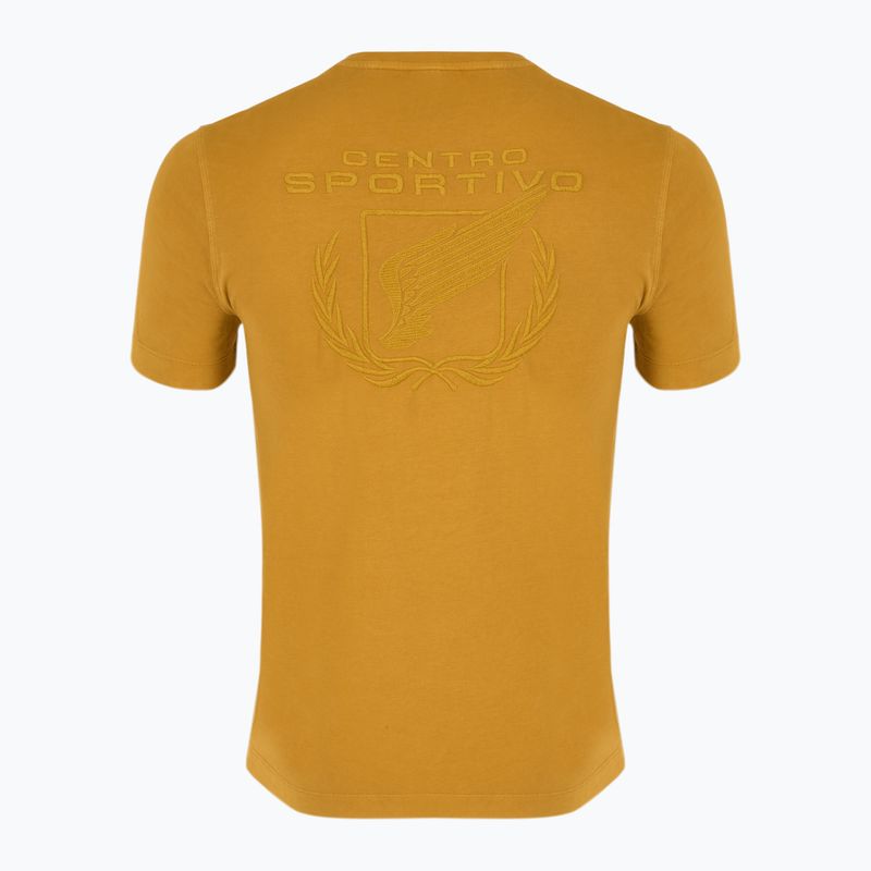 Férfi póló Aeronautica Militare 251TS2377J633 golden spice washed 2