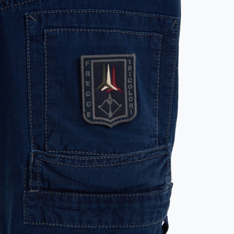 Férfi rövidnadrág Aeronautica Militare 251BE252CT3507 indigó 3