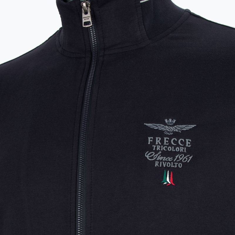 Férfi Aeronautica Militare Essential jet blu navy melegítőfelső 3