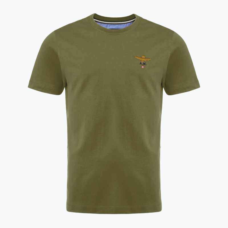 Férfi Aeronautica Militare Essential zöld póló
