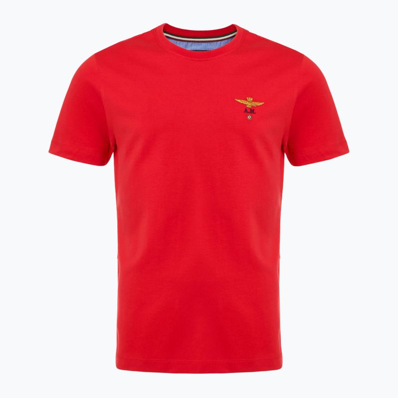 Férfi Aeronautica Militare Essential tengo piros póló