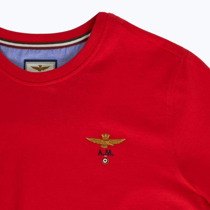 Férfi Aeronautica Militare Essential tengo piros póló 3