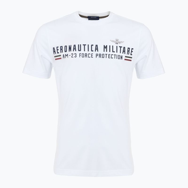 Férfi Aeronautica Militare Heritage fekete-fehér póló