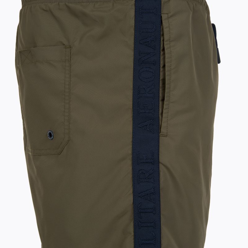 Férfi fürdősort Aeronautica Militare 251BW225CT3539 katonai olíva 4