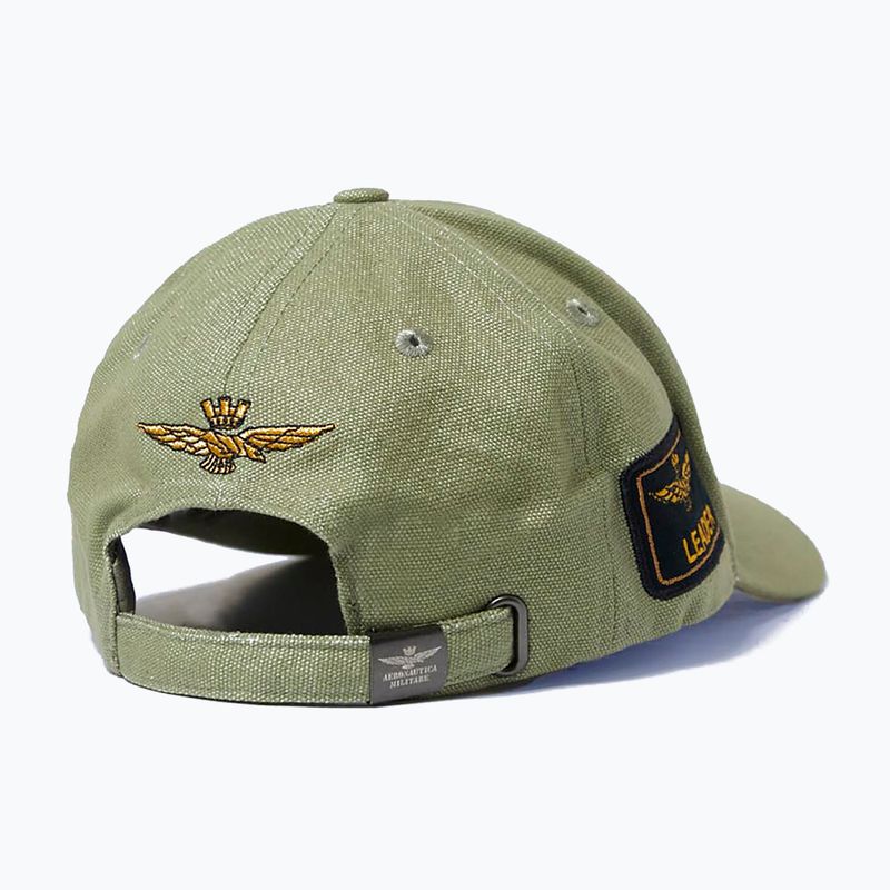 Férfi Aeronautica Militare baseball sapka 251HA1150CT3043 olívazöld 2