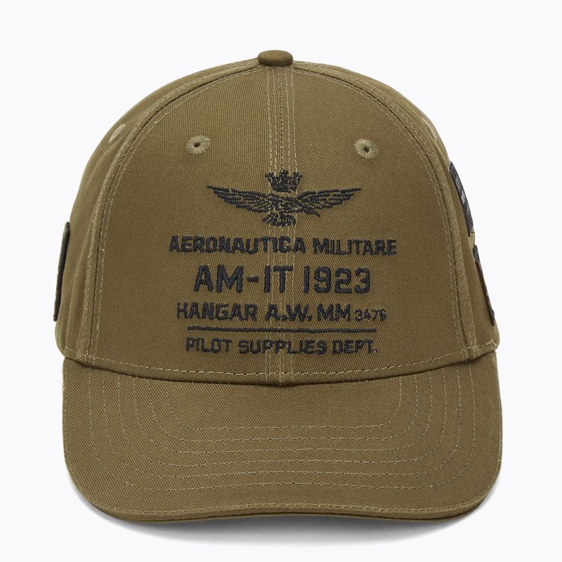 Férfi Aeronautica Militare baseball sapka 252HA1223UCT03299 sötét olajzöld színű 2