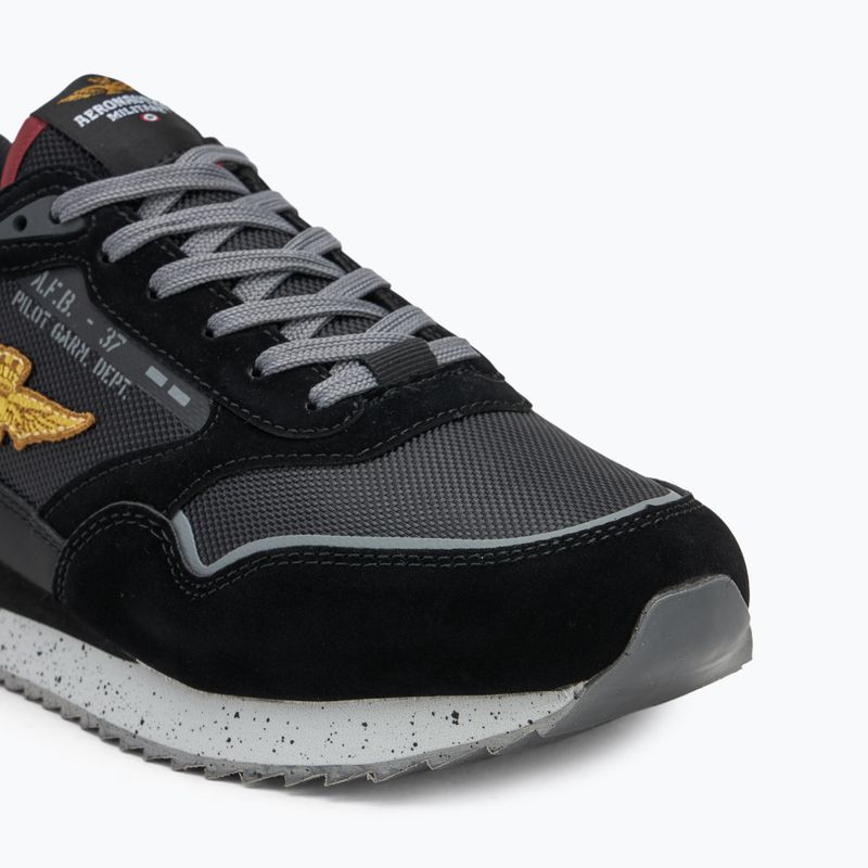 Férfi cipő Aeronautica Militare 252SC0288UCT03545 jet black 7