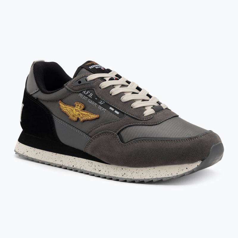 Férfi cipők Aeronautica Militare 252SC0288UCT03545 dark grey
