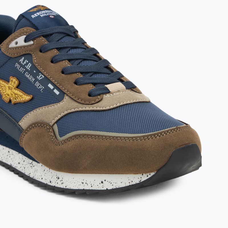 Férfi cipő Aeronautica Militare 252SC0288UCT03545 navy blue/brown 7
