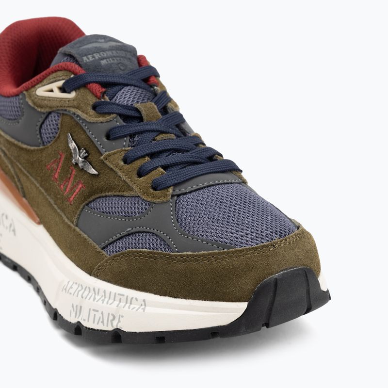 Férfi cipők Aeronautica Militare 252SC0318UCT04248 military green/navy blue 7