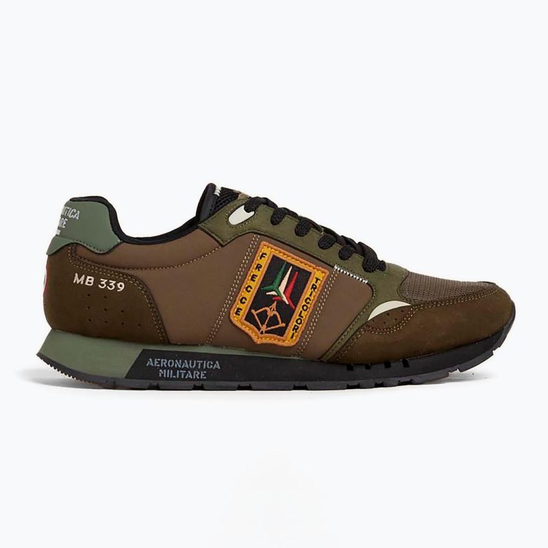 Férfi cipők Aeronautica Militare 252SC0292UCT03331 dark green 8