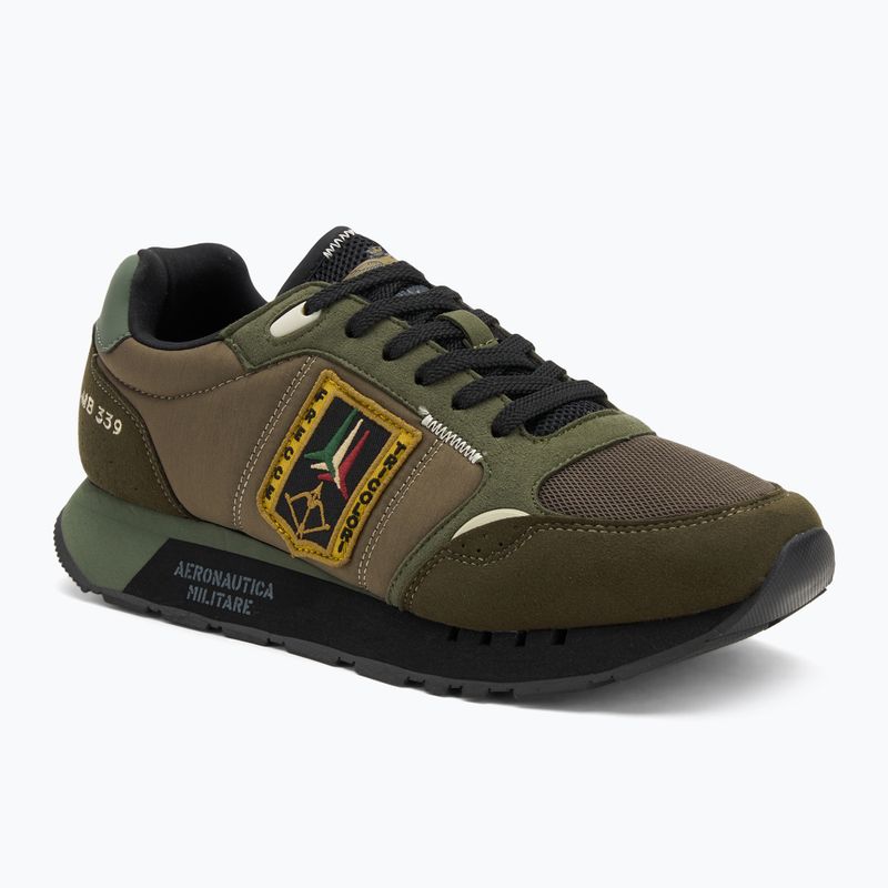 Férfi cipők Aeronautica Militare 252SC0292UCT03331 dark green