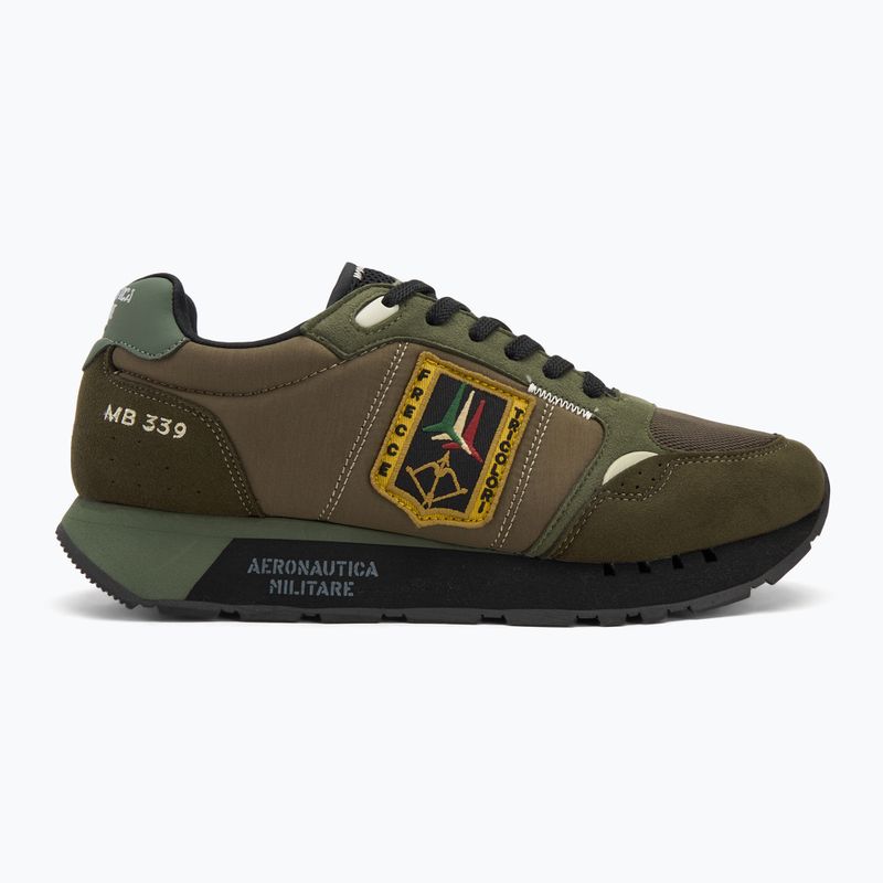 Férfi cipők Aeronautica Militare 252SC0292UCT03331 dark green 2