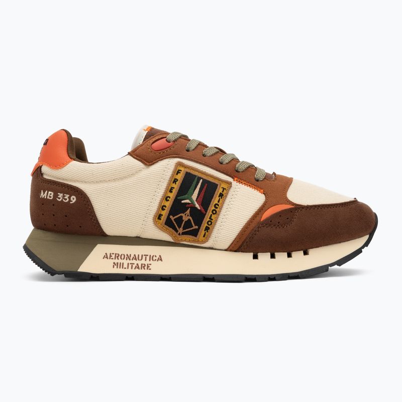 Férfi cipők Aeronautica Militare 252SC0292UCT03547 multicolor beige/brown 2
