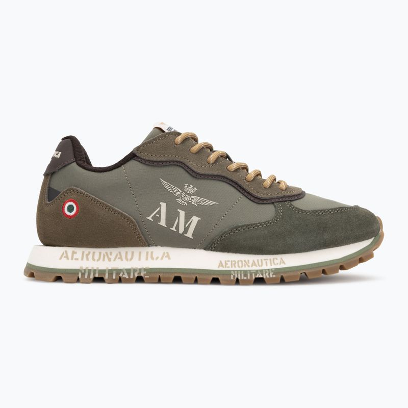 Férfi cipők Aeronautica Militare 252SC0320UPL00313 military green 2