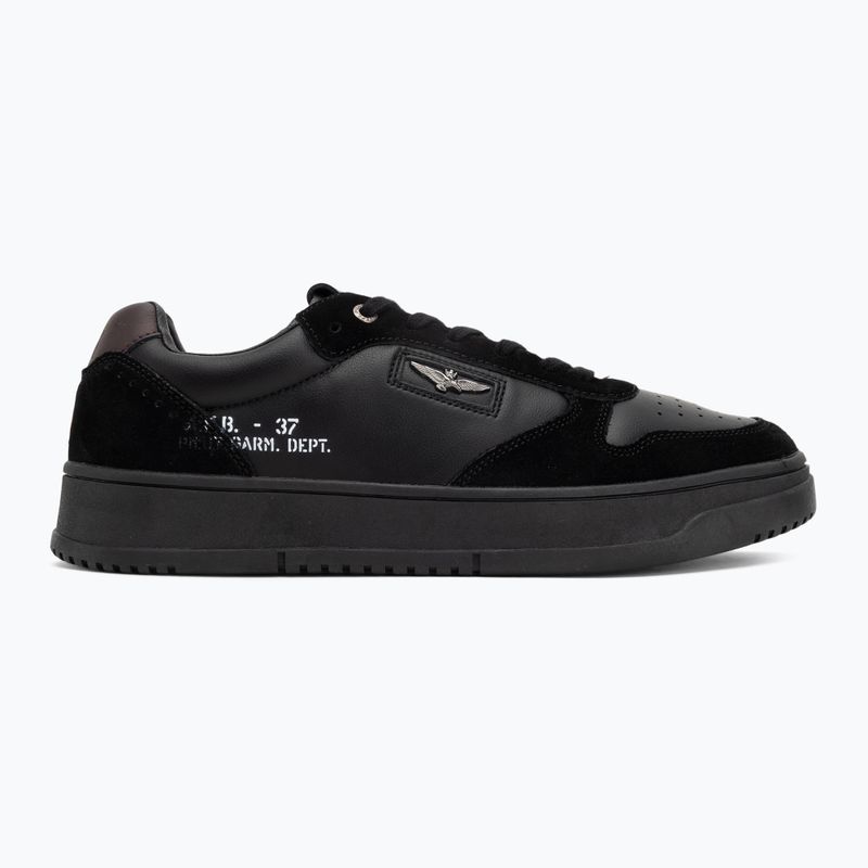Férfi cipők Aeronautica Militare 252SC0235UPL00244 jet black 2