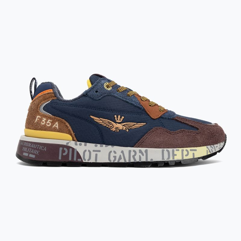 Férfi cipők Aeronautica Militare 252SC0276UCT03546 multicolor navy blue/burnt/burgundy 2