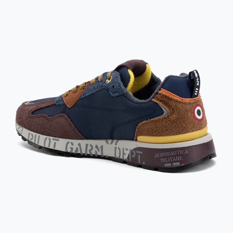 Férfi cipők Aeronautica Militare 252SC0276UCT03546 multicolor navy blue/burnt/burgundy 3