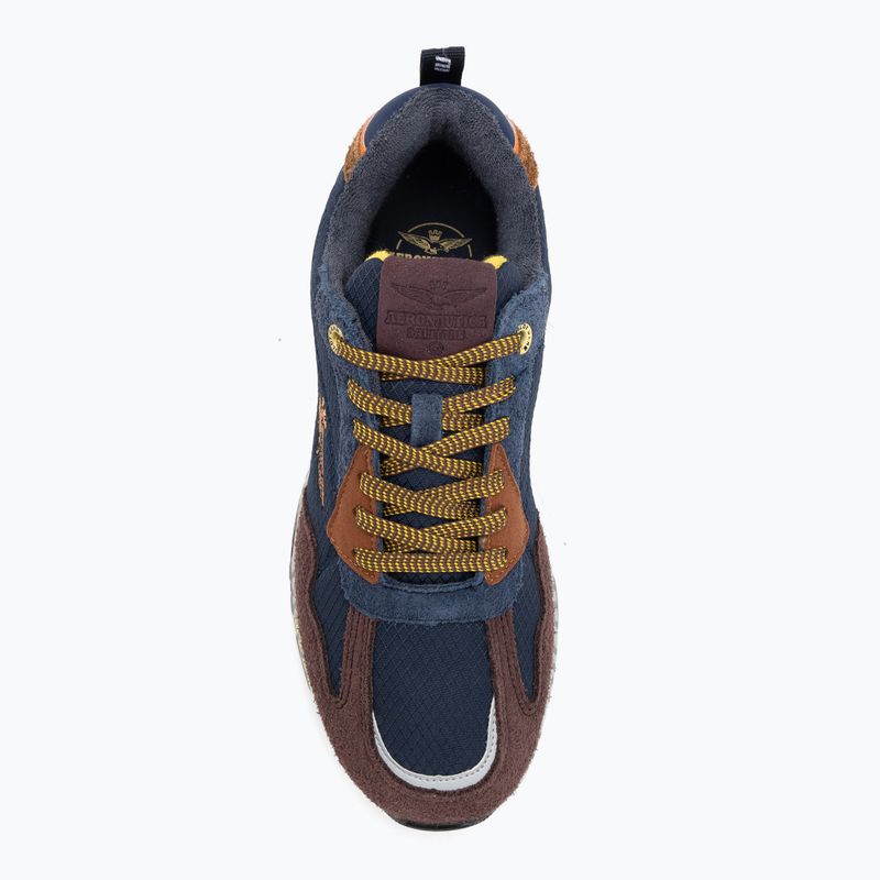 Férfi cipők Aeronautica Militare 252SC0276UCT03546 multicolor navy blue/burnt/burgundy 8
