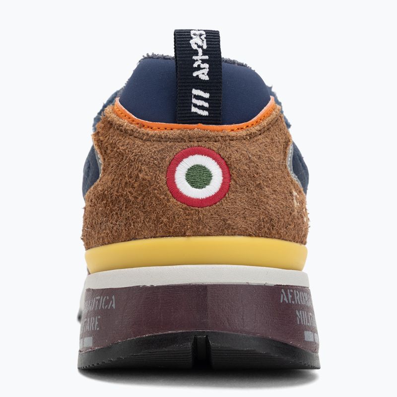 Férfi cipők Aeronautica Militare 252SC0276UCT03546 multicolor navy blue/burnt/burgundy 5