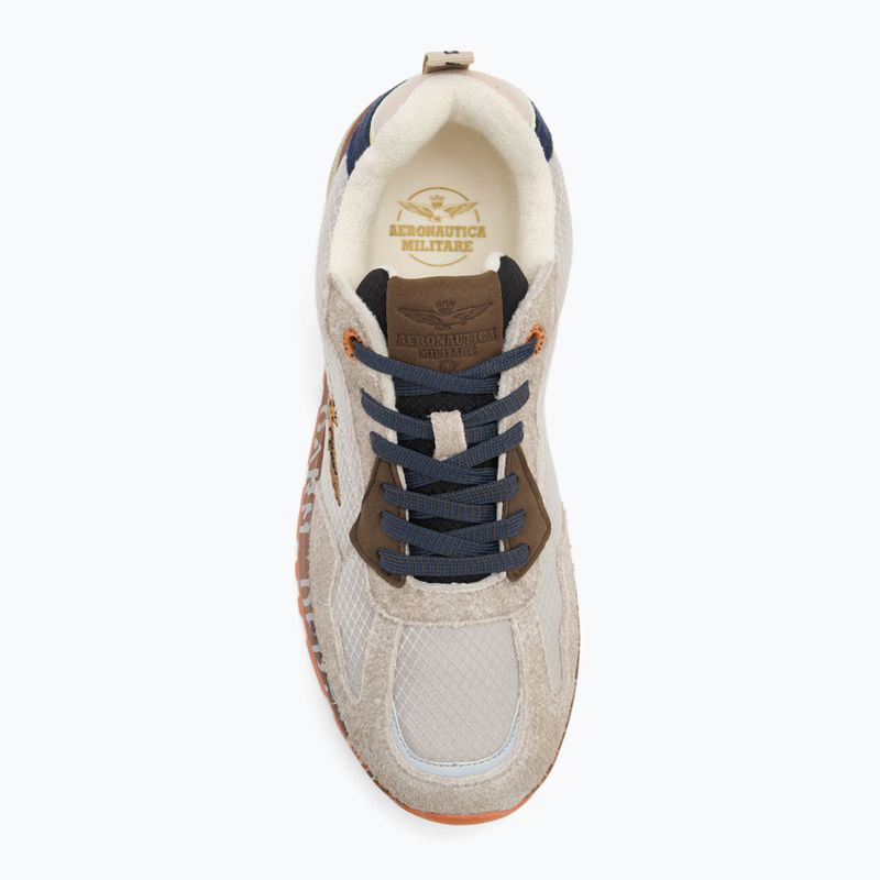 Férfi cipők Aeronautica Militare 252SC0276UCT03546 multicolor beige/navy blue 5