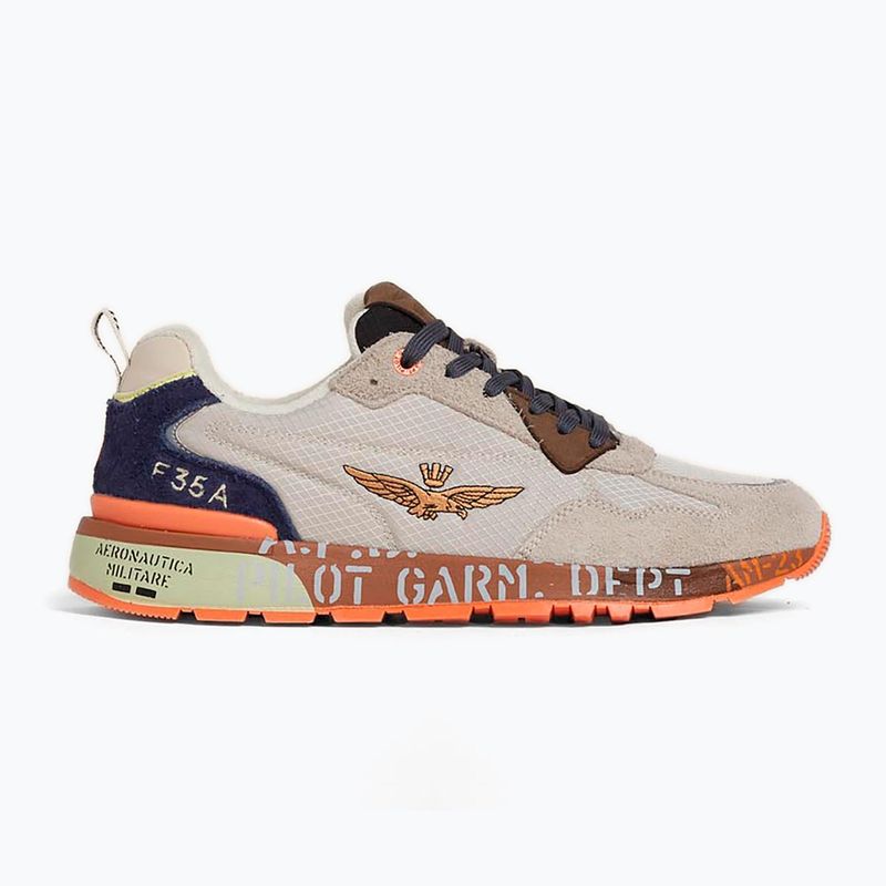 Férfi cipők Aeronautica Militare 252SC0276UCT03546 multicolor beige/navy blue 8