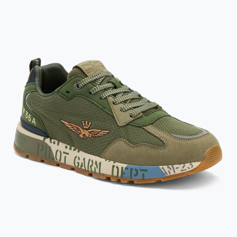 Férfi cipők Aeronautica Militare 252SC0276UCT04249 military green