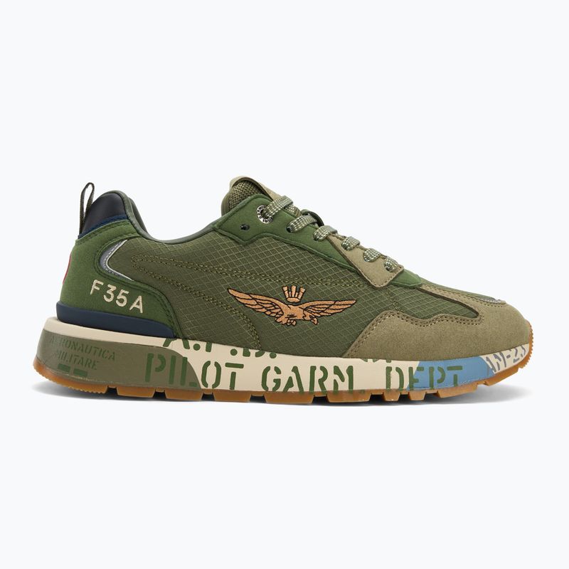 Férfi cipők Aeronautica Militare 252SC0276UCT04249 military green 2