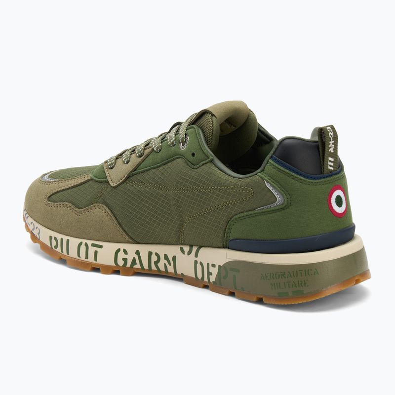 Férfi cipők Aeronautica Militare 252SC0276UCT04249 military green 3