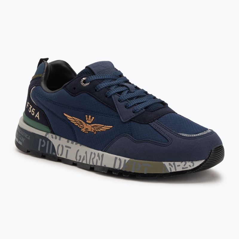 Férfi cipők Aeronautica Militare 252SC0276UCT04249 navy blue
