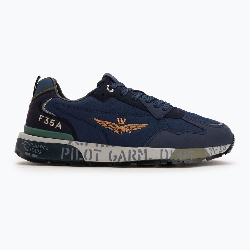 Férfi cipők Aeronautica Militare 252SC0276UCT04249 navy blue 2