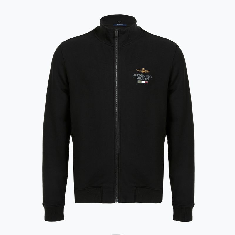 Férfi kapucnis pulóver Aeronautica Militare Hoodie jet black 4