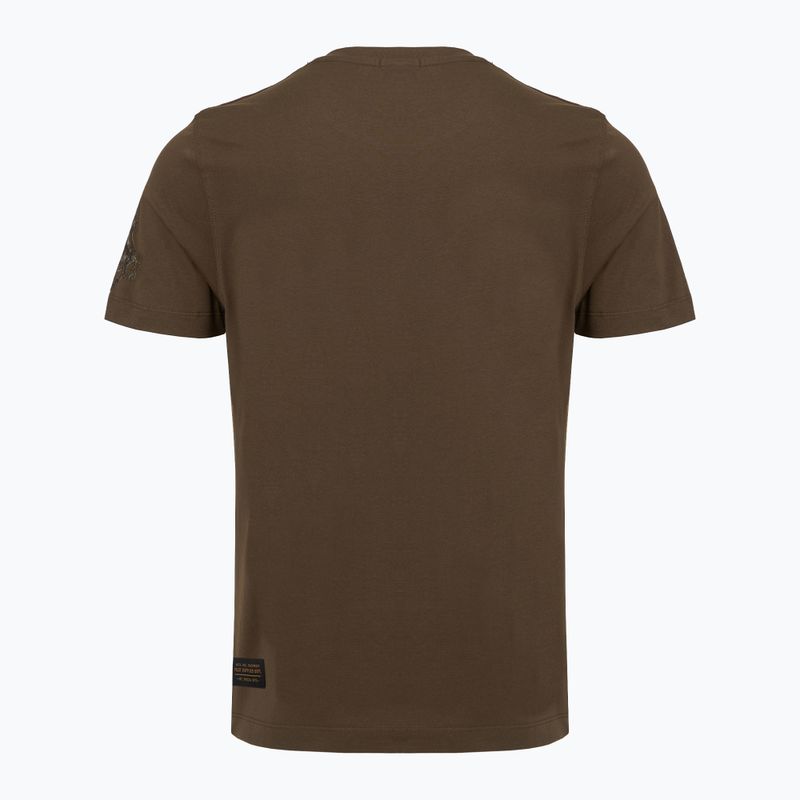 Férfi póló Aeronautica Militare TS2535UJ00641 chestnut brown 2