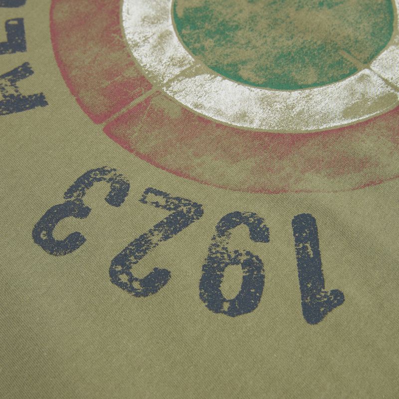 Férfi póló Aeronautica Militare TS2538UJ00727 lichen green 3