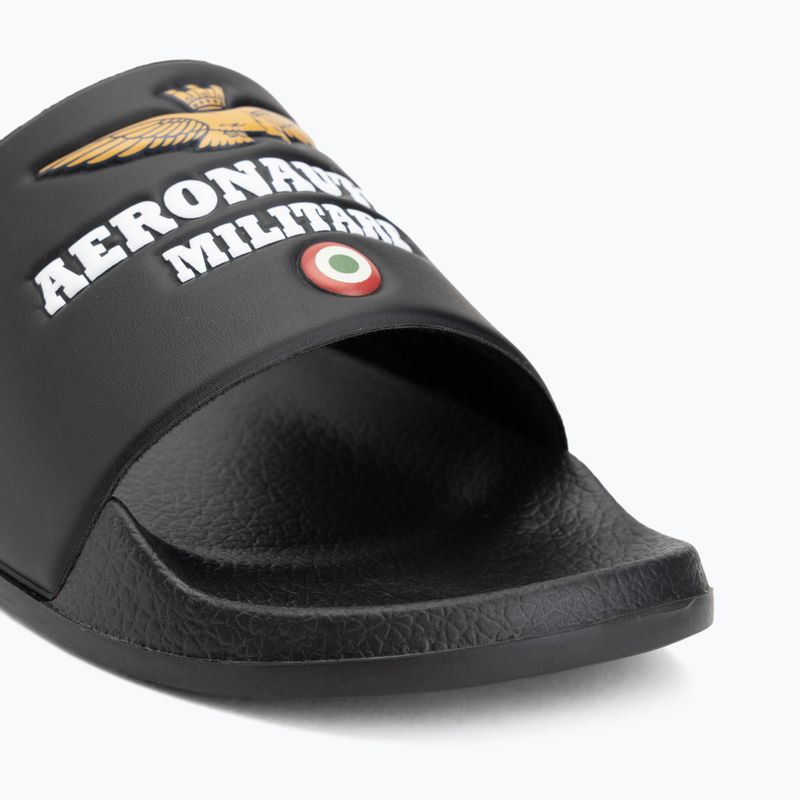 Férfi papucsok Aeronautica Militare SC0242UCT03337 jet black 7