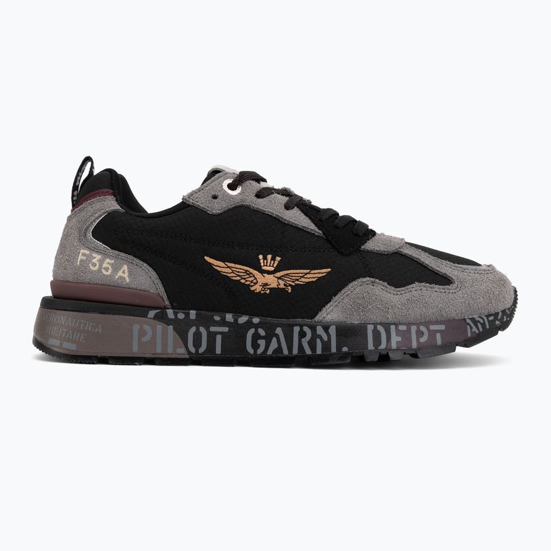 Férfi cipők Aeronautica Militare SC0276UCT03546 jet black 2