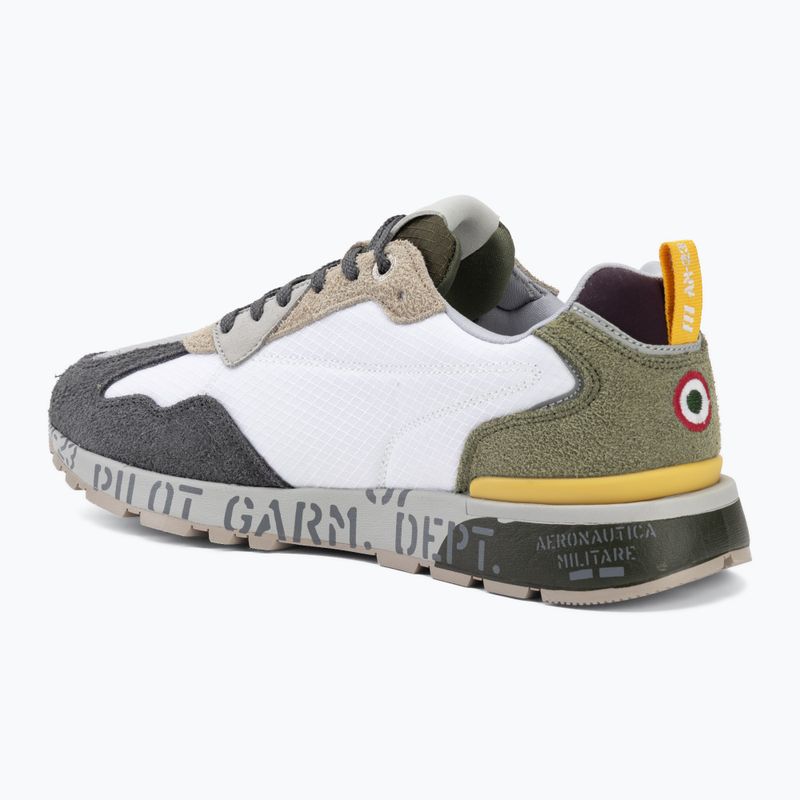 Férfi cipők Aeronautica Militare SC0276UCT03546 off white/green/brown/grey 3