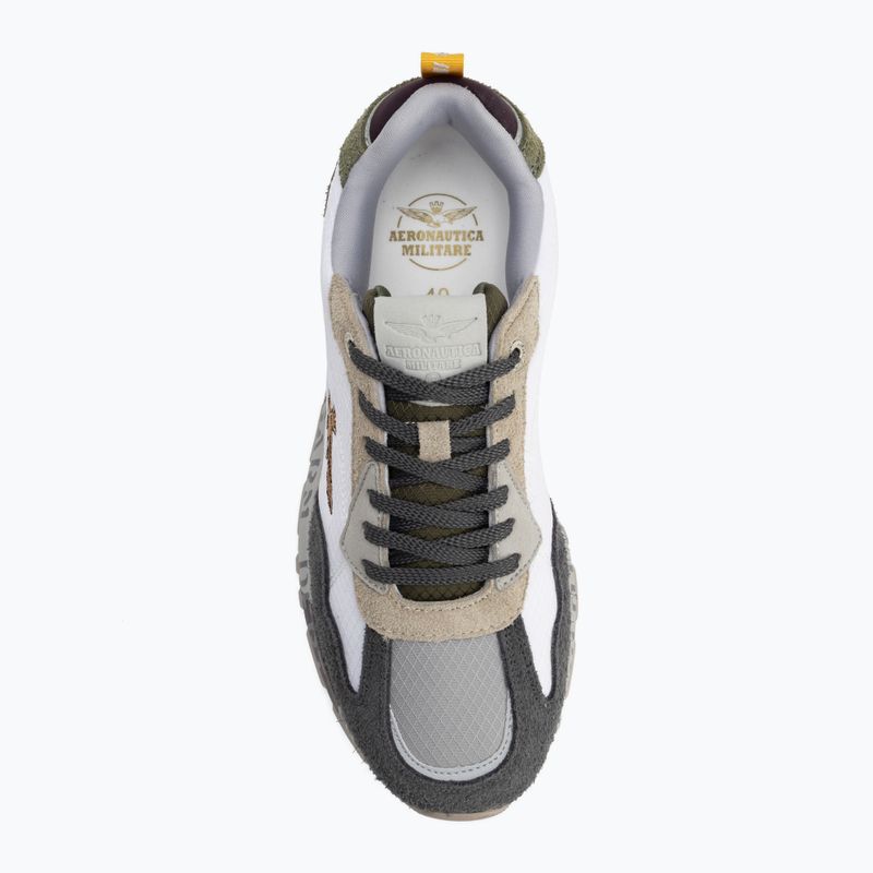 Férfi cipők Aeronautica Militare SC0276UCT03546 off white/green/brown/grey 5