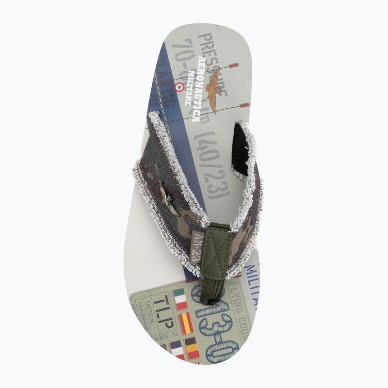 Férfi papucsok Aeronautica Militare SC0310UCT03593 green camouflage 5