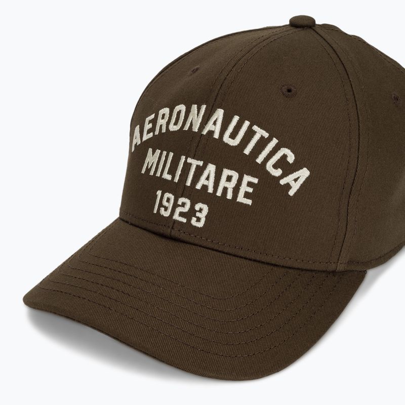Férfi baseballsapka Aeronautica Militare HA1104UCT02 chestnut brown 3