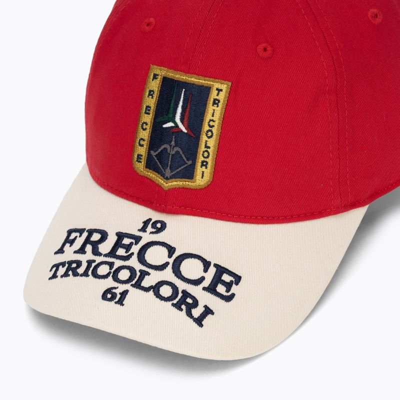 Férfi baseballsapka Aeronautica Militare HA1246UCT02 tango red/cream white 3