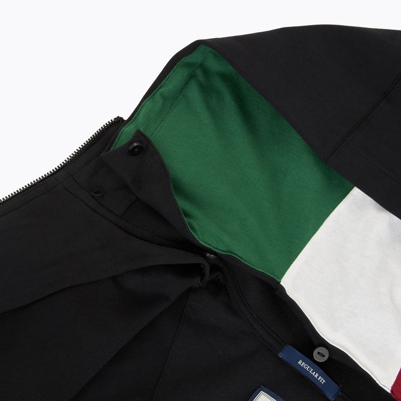 Férfi pulóver Aeronautica Militare FE2096UF00674 Hoodie jet black 5