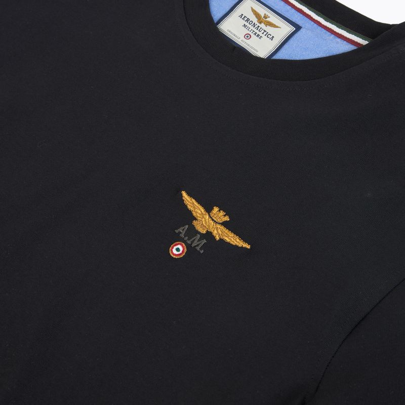 Férfi póló Aeronautica Militare TS1580UJ00372 jet black 3